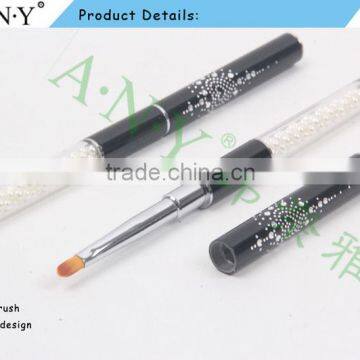 ANY High Quality Pearl Handle Nail Art Nail Polish Brush Oval Shape photo-4