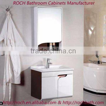 ROCH 8017 New Design PVC Cabinet High Gloss Varnish Bathroom Furniture