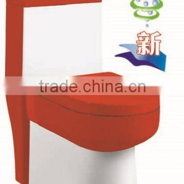 8987R China sanitary wares hotsale model red color toilet