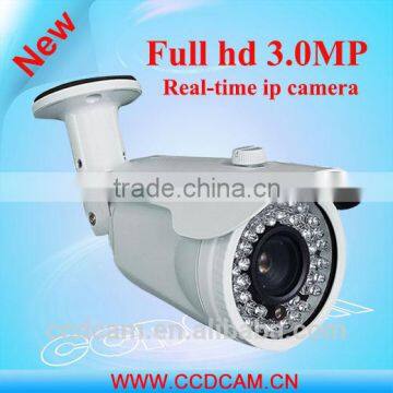 September Promotion full hd 3mp ip camera real time wdr security outdoor ir bullet camera