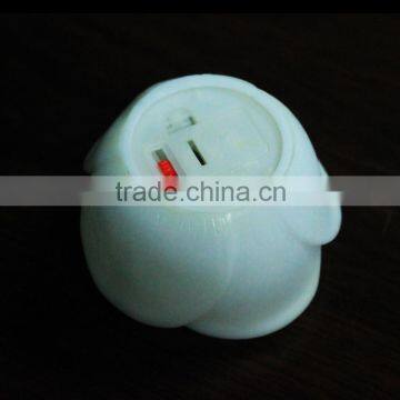 spinning decorative rose led light violet