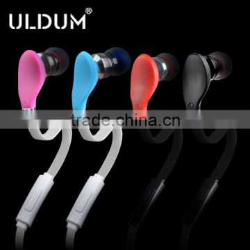 ULDUM clear sound stereo cute cheap handsfree mp3 player earphone