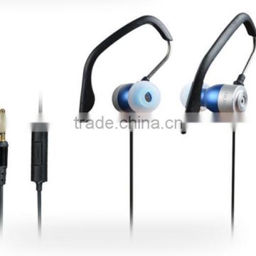 ULDUM sport good quality silicone eartip hook earphone with mic