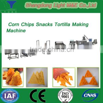 CE Industrial Automatic Tortilla Doritos Chips Making Machine