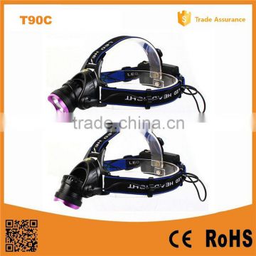 Multi function powerful waterproof LED hunting headlamp manufacturers