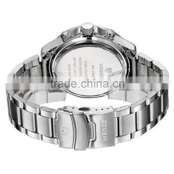 Fashion WEIDE Men Full Steel Watch Black Dial Japan Quartz 3ATM Waterproof Diving Military Men Sports Watches Relogio Masculino photo-6