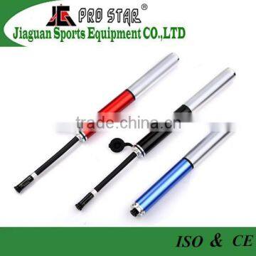 Hand pump with hidden hose fully CNC aluminum bike pump(JG-1007)