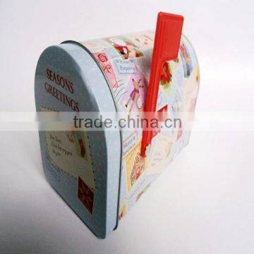 tin mail box Christmas craft