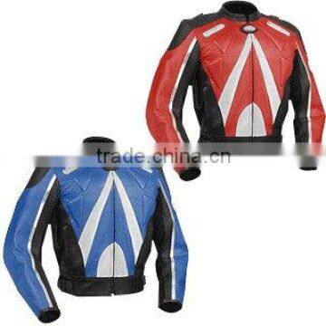 DL-1182 Leather Motorbike Racing Jacket , Leather Wears