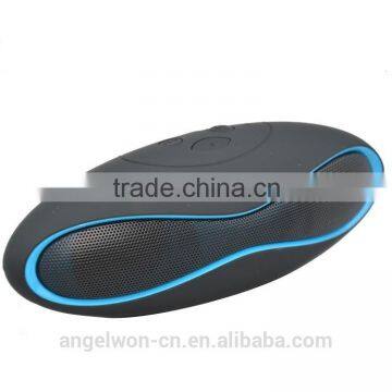 Portable rugby shape wireless bluetooth speaker TF card micro USB speaker for computer,smart phones,pc