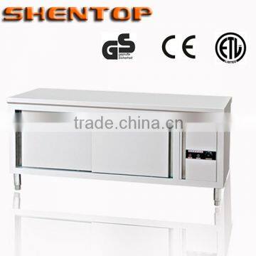 Shentop 2015 Newest Kitchen Hotel Restaurant Dish industrial Stainless steel work table STJNDT-01 kitchen work table