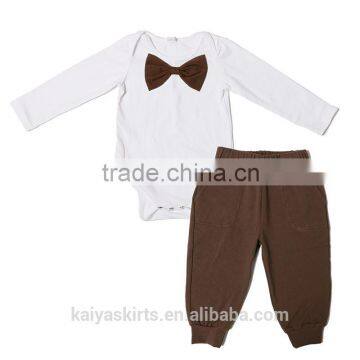 2016 thanksgiving clothes kaiya cotton romper and pant thermal inner wear kids hip hop wear