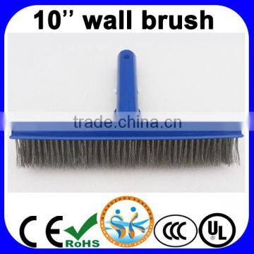 Swimming pool stainless steel algae brush, 10'' algae bruch