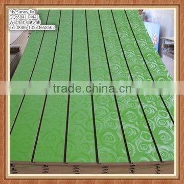 Wholesale 15mm 18mm display melamine MDF slatwall