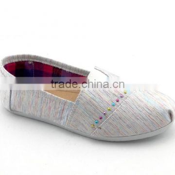 2014 hot sale cheap white canvas shoes