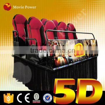 Electric platform motion cinema 5d simulator 8 seats in China