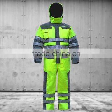 EN471 High visibility workwear padded coverall