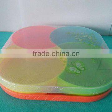 Lovely Plastic Compartment Fruit Tray