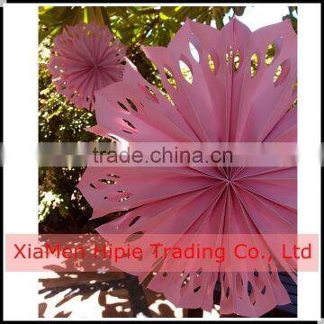 12" Baby Pink Pinwheel Paper Flower wedding party Decoration