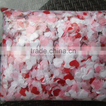 Blue and White Biodegradable Heart Confetti Eco Friendly Handmade Paper Confetti photo-4