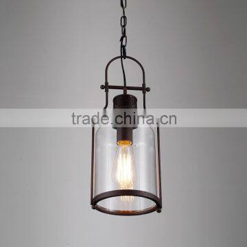 Cutting Poshing Craft Lamp Rust Ceiling Plate Light E27 Light Source Pendant Light photo-2