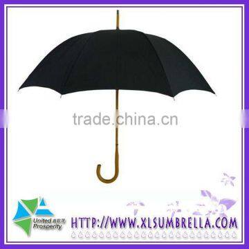 wooden shaft outdoor parasol umbrella