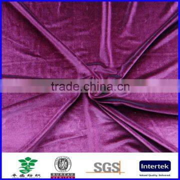 Custom Color Card Spandex Polyester Fabric Velvet photo-3