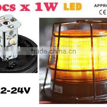 Forklift LED Warning Light,Warning Beacon,LED Beacon Light,LED Beacon(SR-BL-602CP-1W*4LED,MetalCage Protector)12-24V,6 Functions