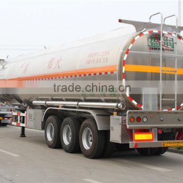 Fuel Tanker semi trailer made of stainless steel Fuel Tanker Semi Trailer