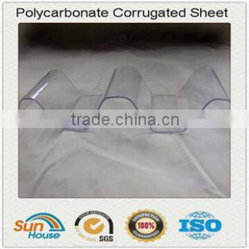 European Standard PC plastic corrugated roof sheet