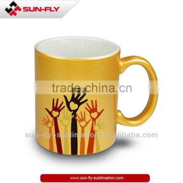 Sublimation gold mug11oz (SFS-MG19A/SFS-MG19B)