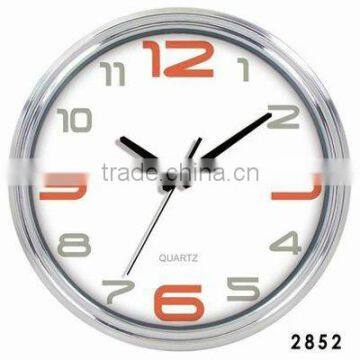 Plastic Wall Clock, with Custom Made Clock Dial for Promotion