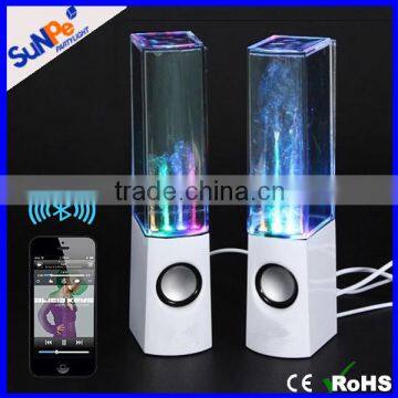 Mini Portable Water Dancing Show Wireless Bluetooth Speaker with Led Color Light