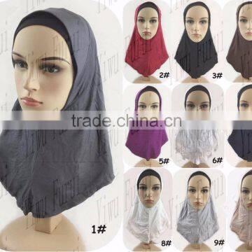 Fashionable Muslim High Quality Jersey Inner Hijab Under Scarf Cotton Soft Bonnet Ninja photo-6