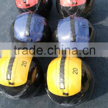 PVC Leather Wall Ball/ Red/Yellow/Blue fitness ball