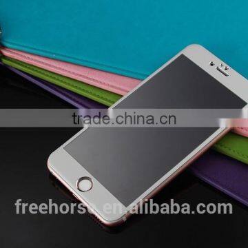 3D Full Cover Titanium Alloy Color Tempered Glass Screen Protector For IPhone 6 6plus