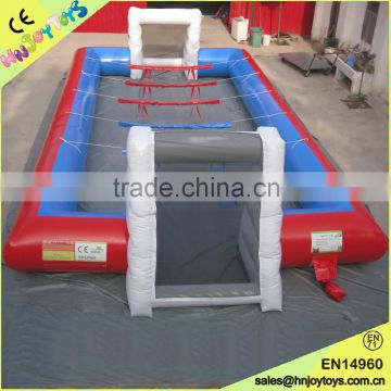 Commercial Inflatable Human Foosball, Sport Foosball Pitch Game