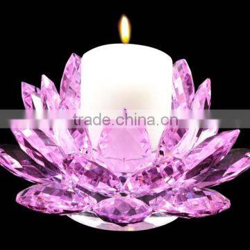 Latest Nice Crystal candle holder for wedding Favors