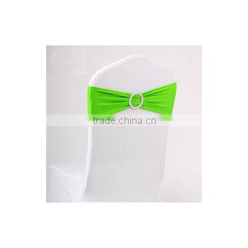 wedding spandex chair band with buckle factory direct selling chair cover sash