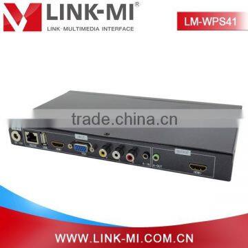 LINK-MI LM-WPS41 HDMI/VGA/USB/Composite Video 4 By 1 HD Video Mixer Controller photo-5