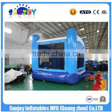 Hot Commercial Grade Cheap Dolphin Water Slide ,28ft Castle Slide photo-4