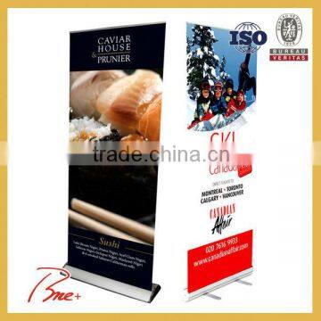 with different size banner roll screen/roll up banner