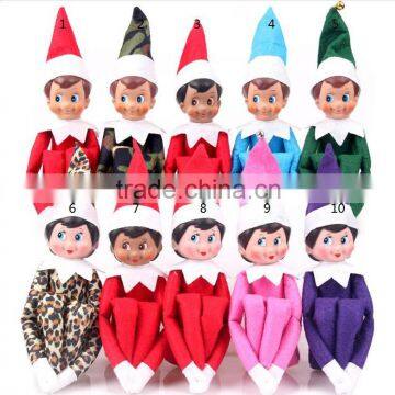 10 Style ELF On The Shelf Xmas Dolls And Soft Book 21*21cm Holiday Gift Elf on Shelf photo-4