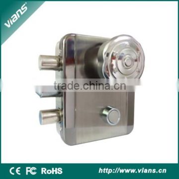 access control high quality single cylinder electric mechanical rim lock