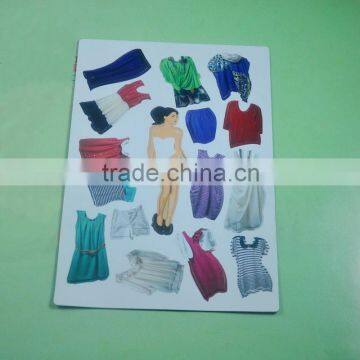 OEM A4 size magnetic dress up puzzle , fridge magnetic jigsaw puzzle
