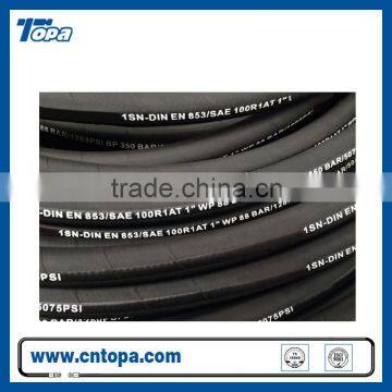 China products Smooth Hydraulic rubber hose 1sn 2sn R1 R2