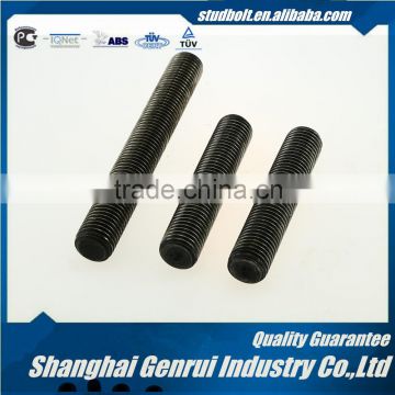 High Quality Black Oxide 45# Carbon Steel Threaded Rod B7 Alloy Steel Stud Bolt