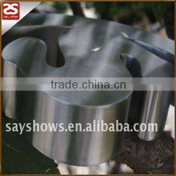 Laser Cut Seamless Weld Stainless Steel Logo