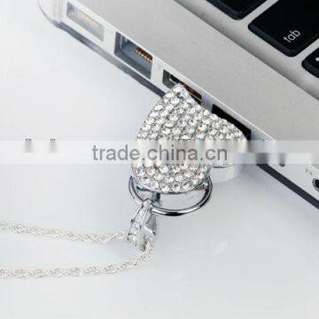 Jewelry USB heart wholesale, heart shape usb memory stick