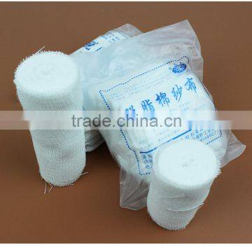 Disposable Medical Supplies Cotton Gauze Bandage Half Elastic Surgical Dressing Gauze photo-2